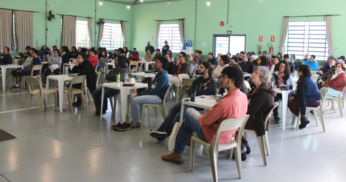 estudantes em evento 2018