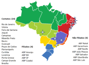 Mapa de 2013 da ABP